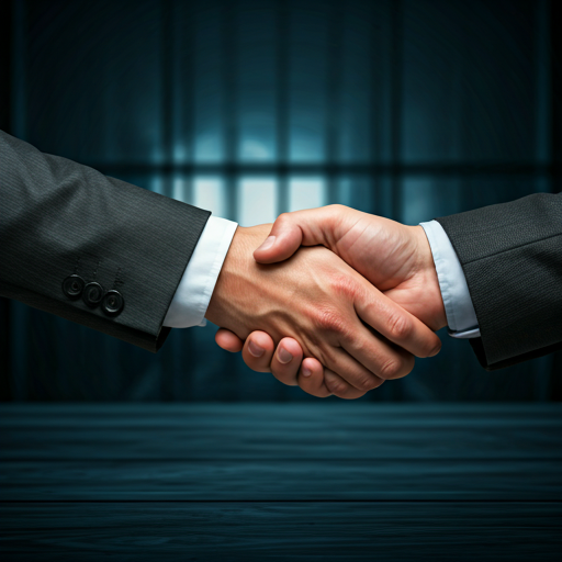 Professional handshake